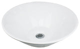 Nantucket Sinks NSV222 16" Round Ceramic Vessel Cone Vanity Bathroom Sink
