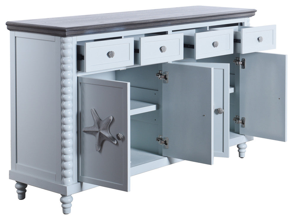 Horwitz 4 Door Accent Cabinet