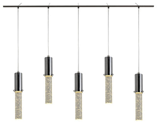 Woodbridge Lighting Pixie 5-Light Linear Pendant, 42"L