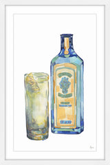 "Bombay Gin" Framed Painting Print, 12"x18"