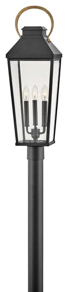Hinkley Dawson Large Post Top Or Pier Mount Lantern, Black