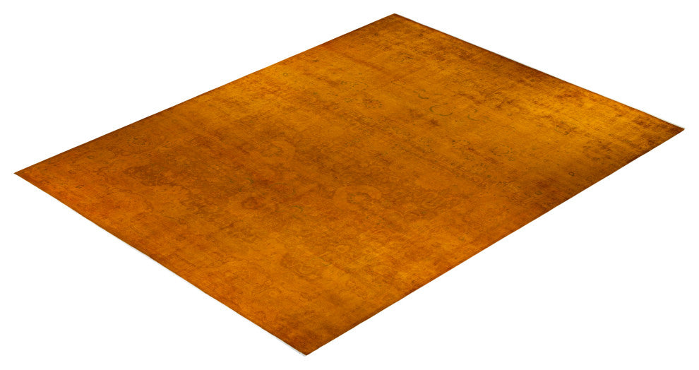 Fine Vibrance, One-of-a-Kind Handmade Area Rug Yellow, 15'9"x12'3"