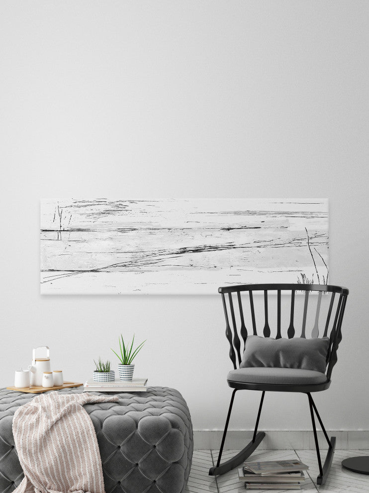 "Tranquil Countryside" Painting Print on Wrapped Canvas, 30x10