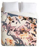 Amy Sia Marbled Terrain Rose Pink Duvet Cover, 88"x68"