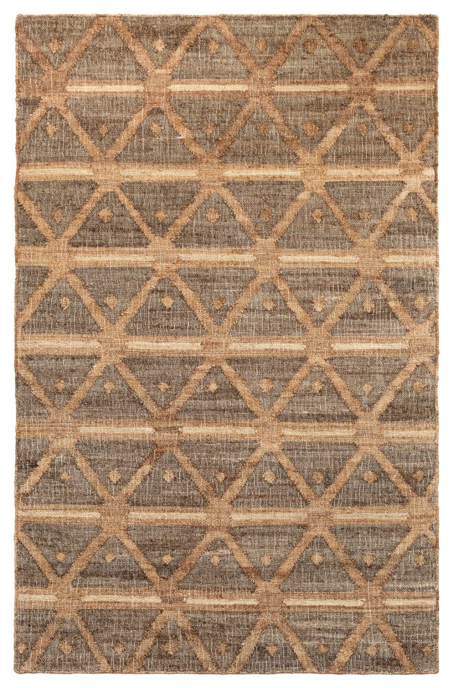 Dash & Albert Rumi Handwoven Jute Rug, Brown, 5' x 8'