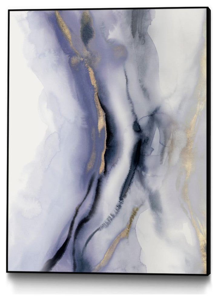 "Blue Waters I" Framed Canvas by Giant Art 24"x32"