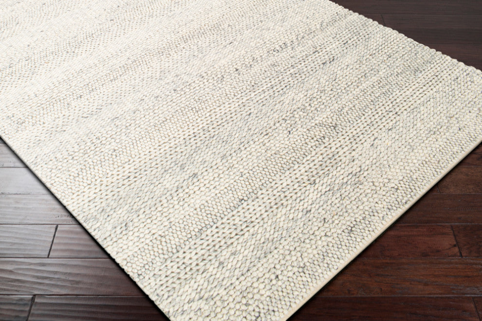 Surya Tahoe TAH-3708 Texture Area Rug, Cream, 9' x 13' Rectangle