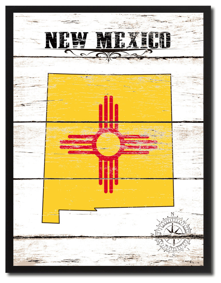 New Mexico State Flag Canvas, 28"x37"