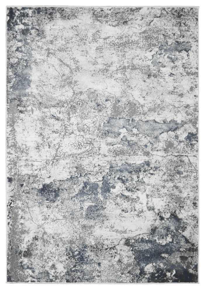 Everest Quartz Contemporary Area Rug, Blue, 7'10"x9'10"