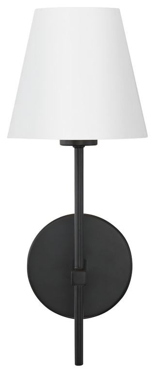 Xavier 1 Light Matte Black Wall Mount