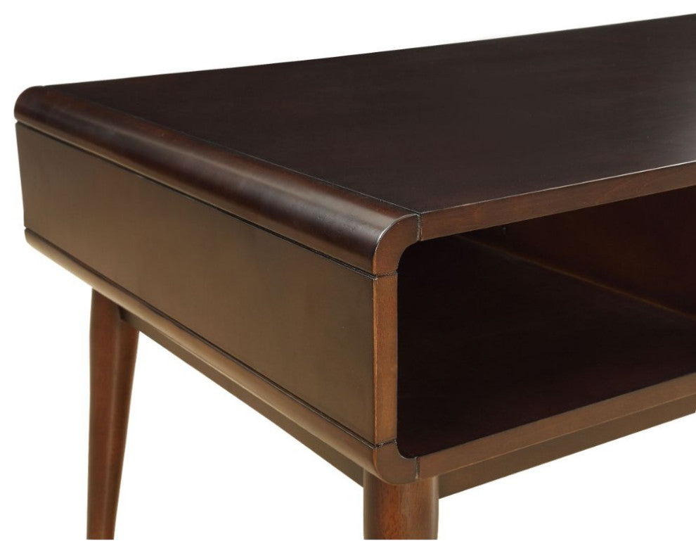 Acme Christa Coffee Table White and Espresso Finish