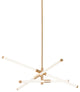 Rusnak 30" LED Pendant, Satin Brass