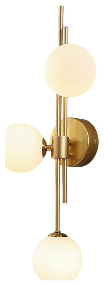 Mieres | Luxury Minimalist Glass LED Wall Lamp, Transparent, Left