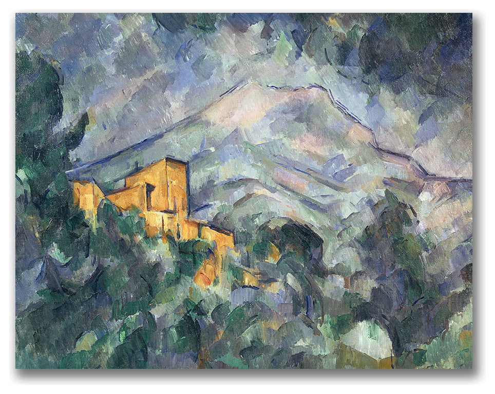 'Montagne Sainte-Victoire' Canvas Art by Paul Cezanne