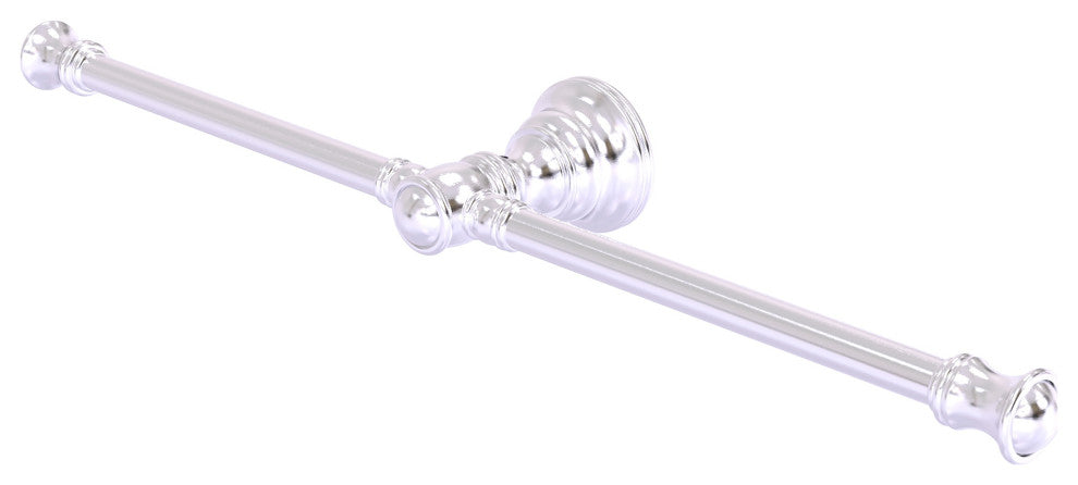 Carolina 2 Arm Guest Towel Holder, Satin Chrome