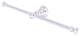 Carolina 2 Arm Guest Towel Holder, Satin Chrome