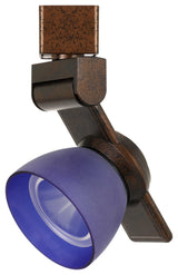 12W LED Track Fixture, Blue Frost