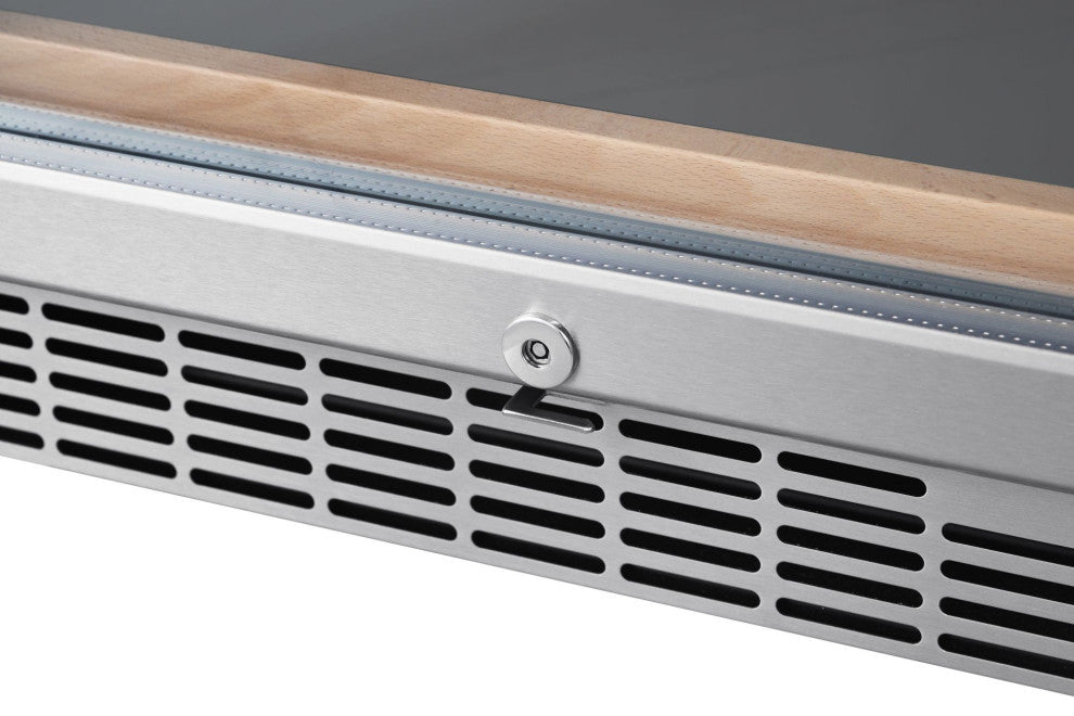 EdgeStar CWR1552DZDUAL 48"W 282 Bottle Capacity Built-In or - Stainless Steel