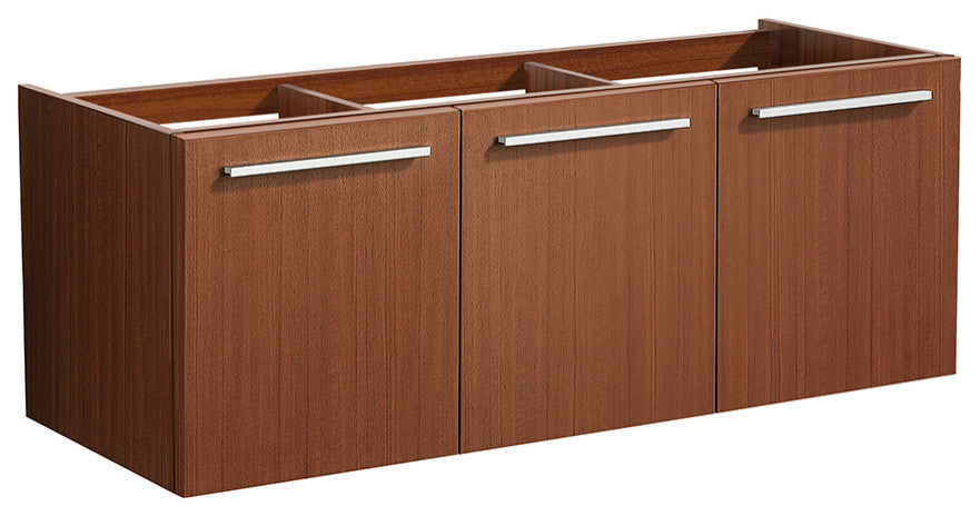 Fresca Vista 48" Teak Wall Hung Cabinet