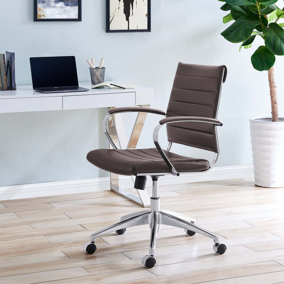 Jive Mid Back Office Chair EEI-273-BRN