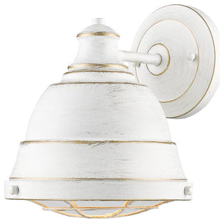 Golden Bartlett 1 Lt Wall Sconce, French White, French White Shade