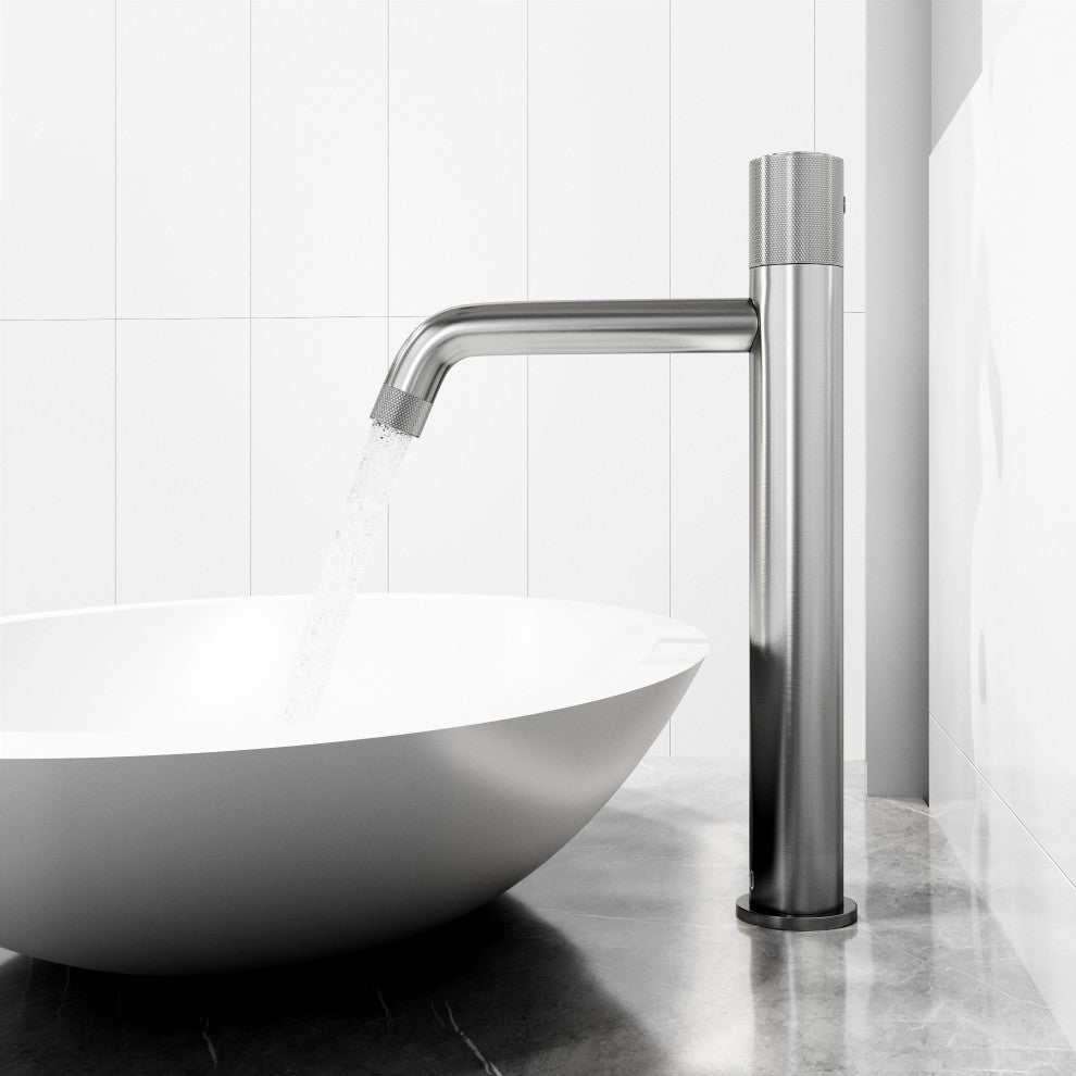 Wisteria 23"L x 14"W MatteStone Vessel Sink and Apollo 12"H Faucet Set