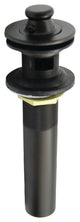 Fauceture Lift and Turn Sink Drain With Overflow, Oil Rubbed Bronze