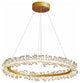 Capri Crystal Ring Chandelier, Diameter 32"