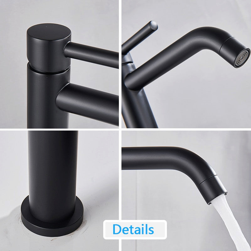 Single Handle Deck Mounted Bathroom Sink Faucet