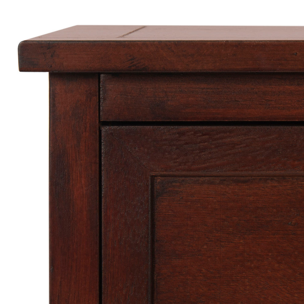 Safavieh Herman Storage Unit, Dark Cherry