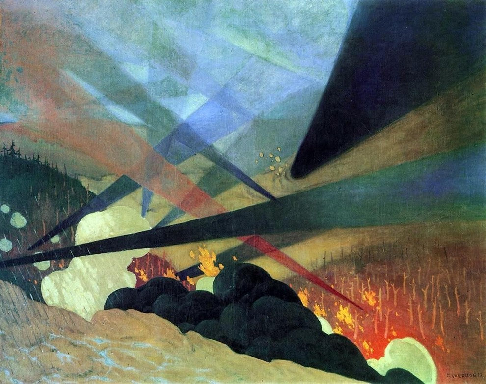 Felix Vallotton Verdun, Gallery Wrapped Canvas Print, 20"x25"