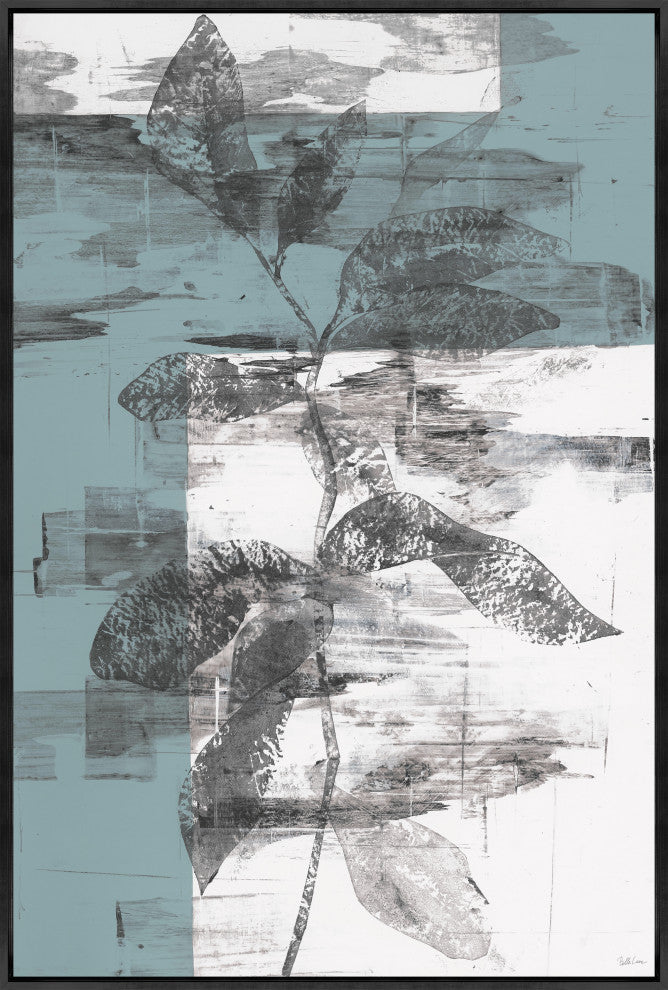 36x54 Vaguely II, Framed Artwork, Black