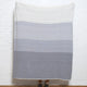 In2green Digital Ombre Eco Throw, Alum/Smoke/Milk
