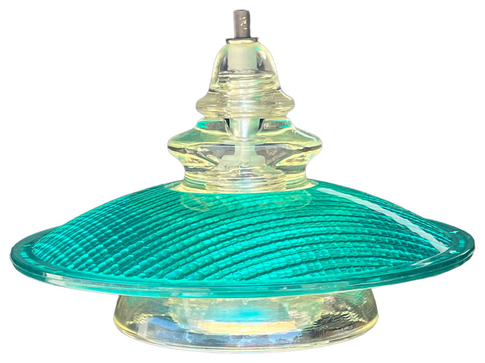 Insulator Light Pendant 12" Trafficlight Lens MS Aqua 500 lumen