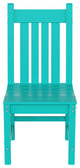 WestinTrends Outdoor Patio Poly Lumber Dining Chair, Fade UV Water Resistant, Turquoise