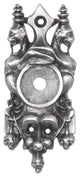 Griffin Back Plate, Antique Pewter