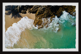 "Dance With the Waves" Framed Painting Print, 18x12