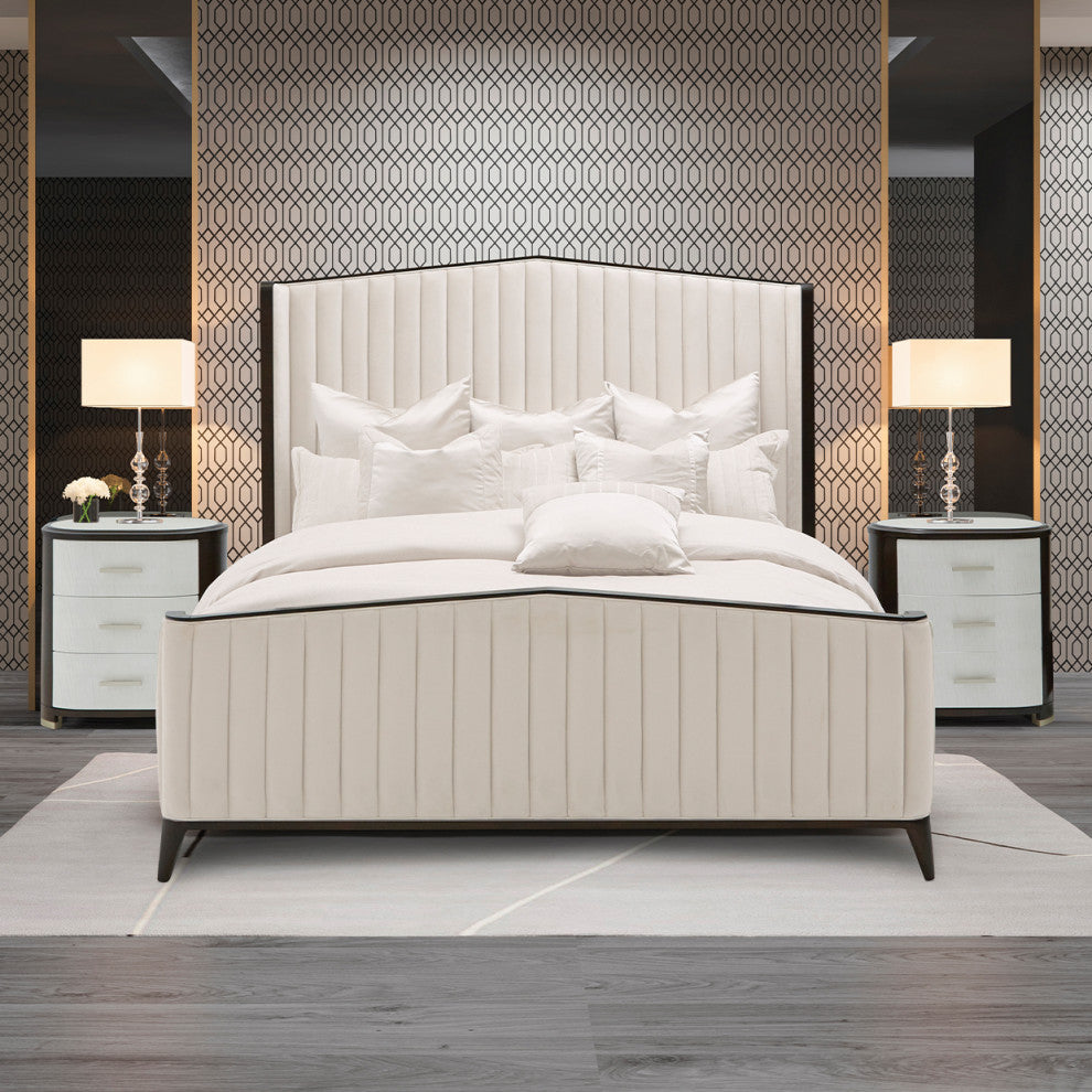 AICO Furniture Paris Chic 7 Piece King Bedroom Set