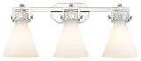 Newton Cone 3 27" Bath Vanity-Light Polished Nickel
