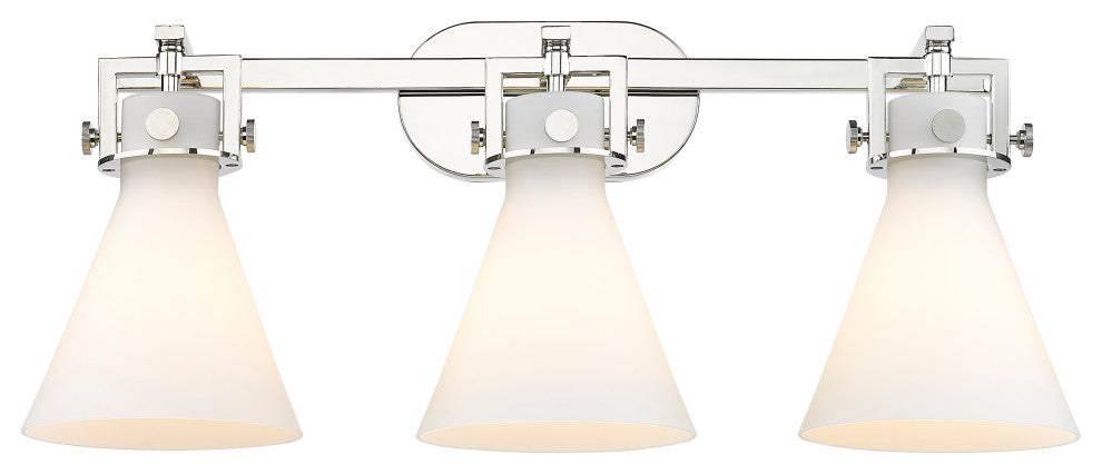 Newton Cone 3 27" Bath Vanity-Light Polished Nickel