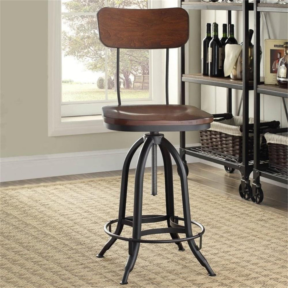 Carolina Classics Maris Adjustable Bar Stool