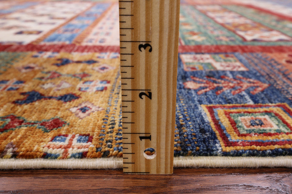 4' 3" X 6' 1" Tribal Persian Gabbeh Wool Rug Q4881