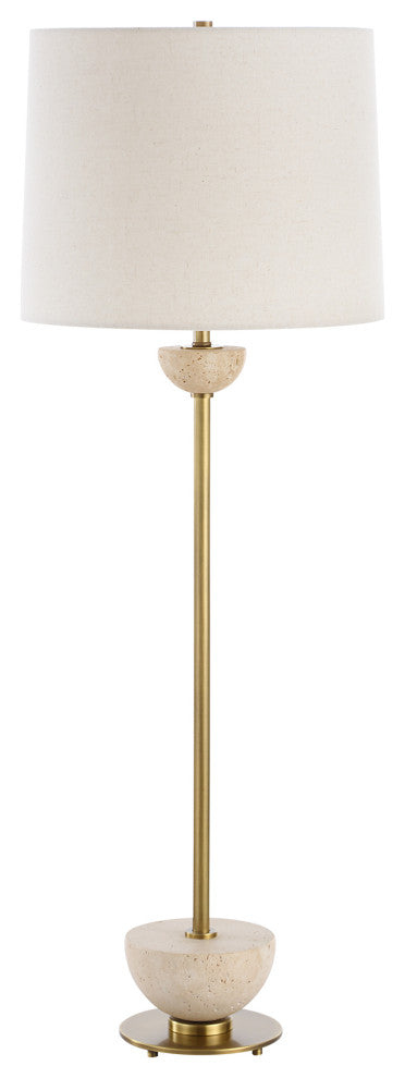 Uttermost Hemisphere Brass Buffet Lamp