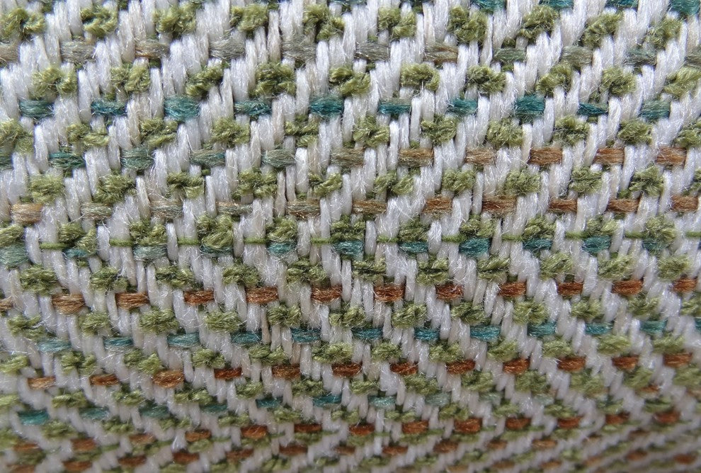 Upland Light Green and Ivory Handmade Luxury Pillow, 20"x36" King