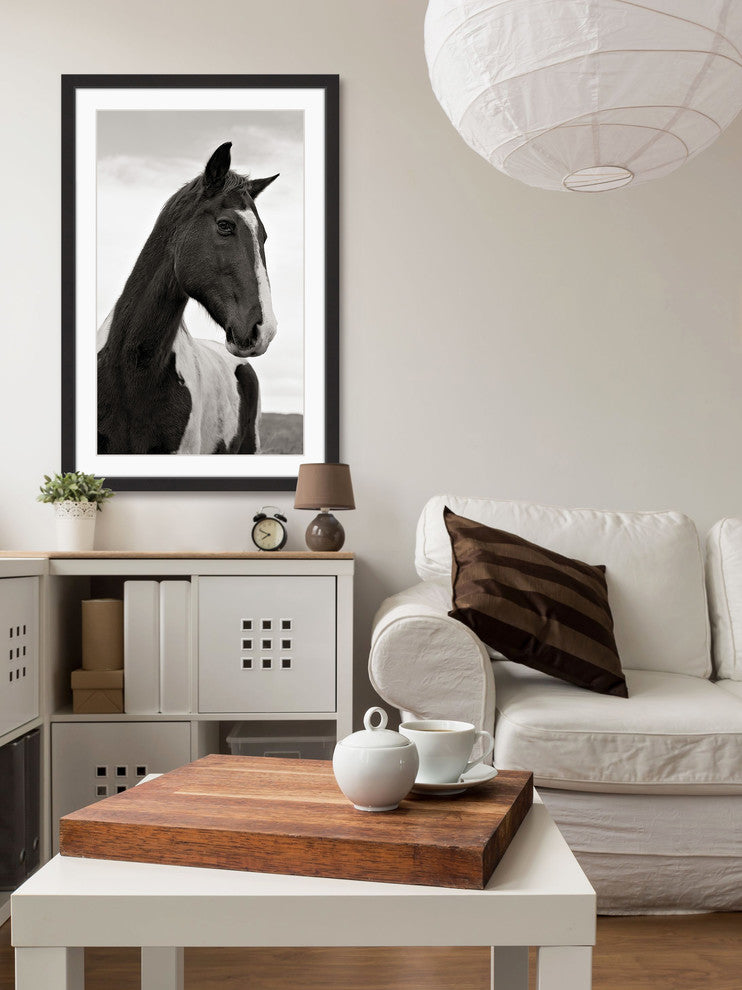 "Ranch Horse Wisdom" Framed Painting Print, 12x18