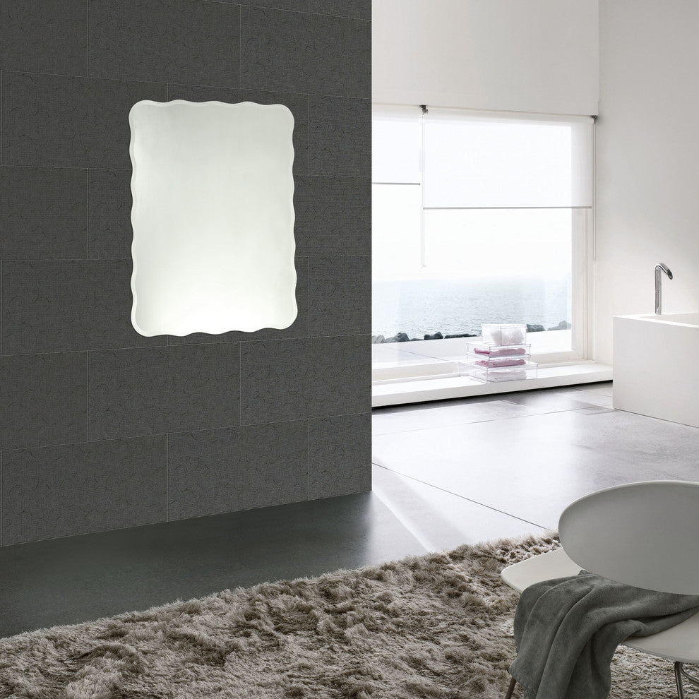 Rangley Large Frameless Wall Mirror 24"x32"