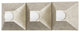 Max 3 Light Bath Bracket Silver Leaf