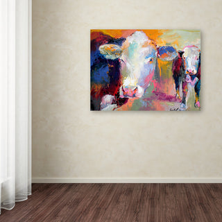 Richard Wallich 'Art Cows' Canvas Art, 19 x 14