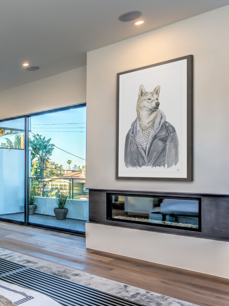 "Bad Boy" Framed Painting Print, 12"x18"