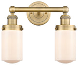 Innovations Dover 2 15.5" Bath Vanity-Light Brushed Brass